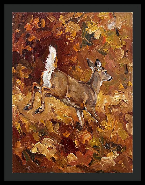 White Tailed Deer In Autumn