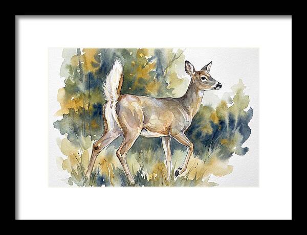 White Tailed Deer In Nature