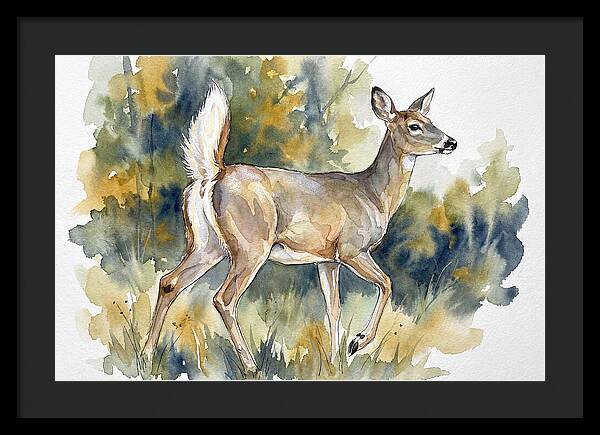 White Tailed Deer In Nature