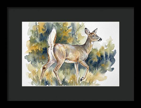 White Tailed Deer In Nature