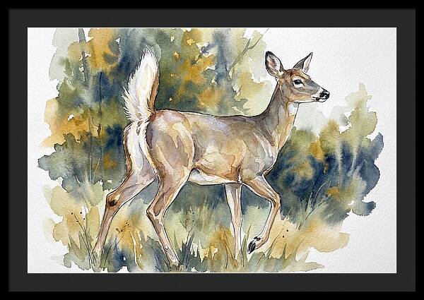 White Tailed Deer In Nature