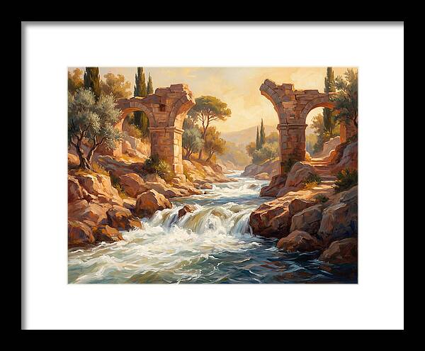 White Water Rapids In The Mediterranean