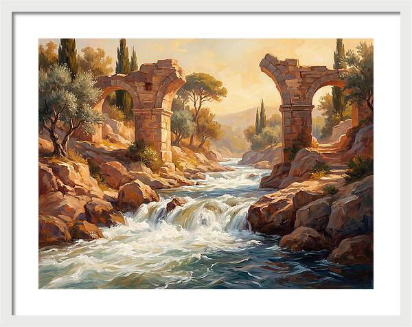 White Water Rapids In The Mediterranean