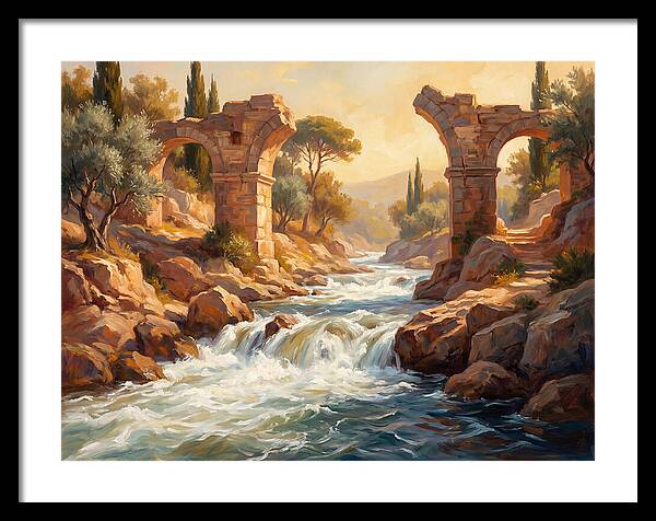 White Water Rapids In The Mediterranean
