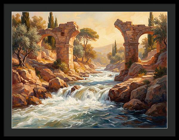 White Water Rapids In The Mediterranean