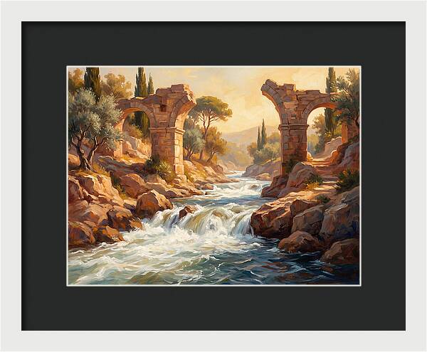 White Water Rapids In The Mediterranean
