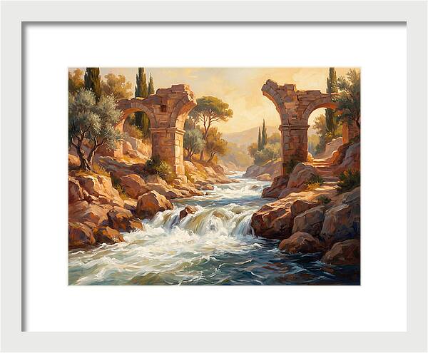 White Water Rapids In The Mediterranean