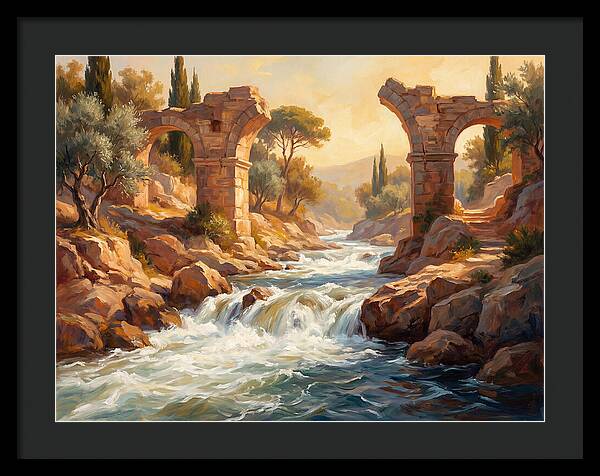 White Water Rapids In The Mediterranean