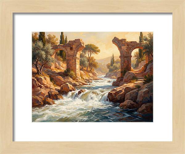 White Water Rapids In The Mediterranean