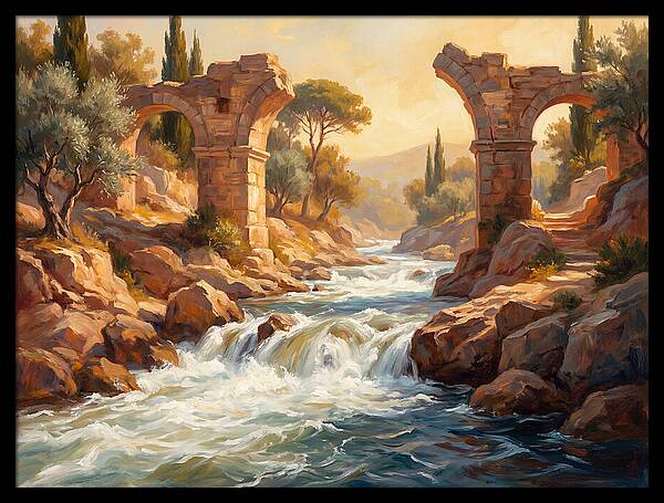 White Water Rapids In The Mediterranean