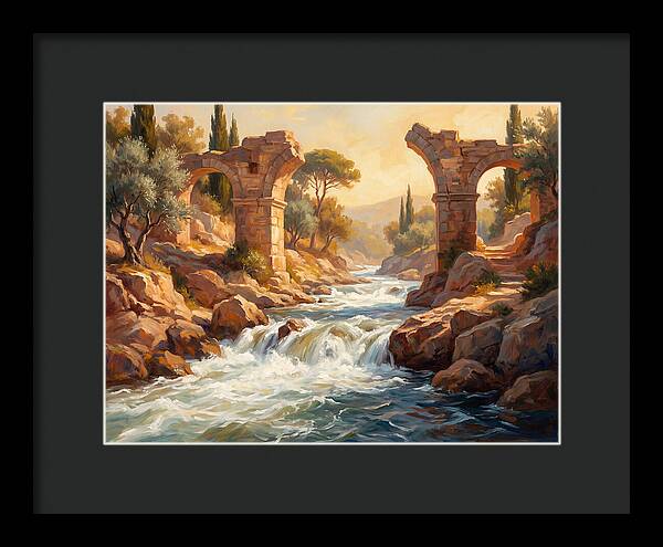 White Water Rapids In The Mediterranean