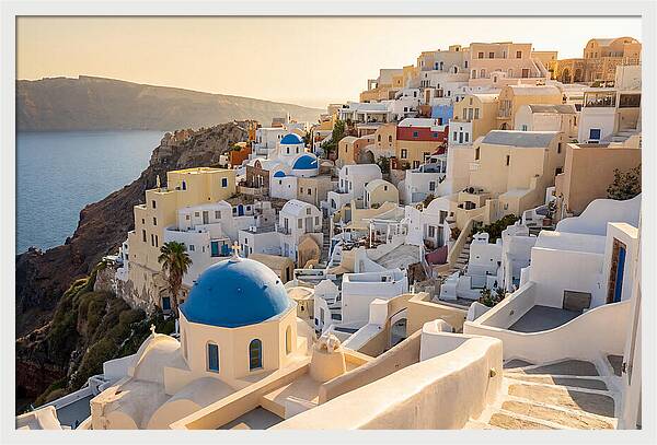 Whitewashed Hilltop Village