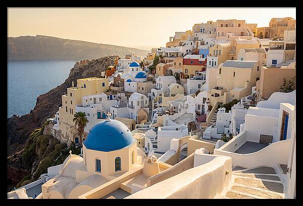 Whitewashed Hilltop Village