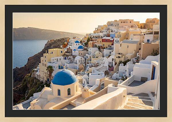 Whitewashed Hilltop Village