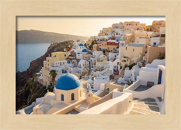 Whitewashed Hilltop Village