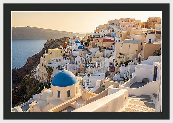 Whitewashed Hilltop Village