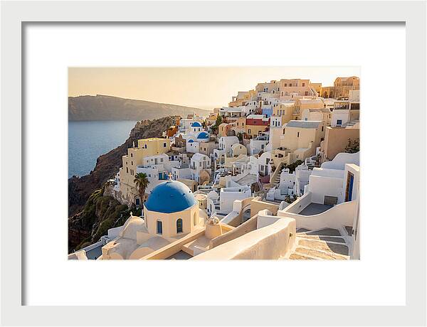 Whitewashed Hilltop Village