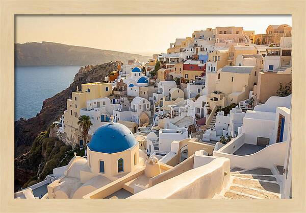 Whitewashed Hilltop Village
