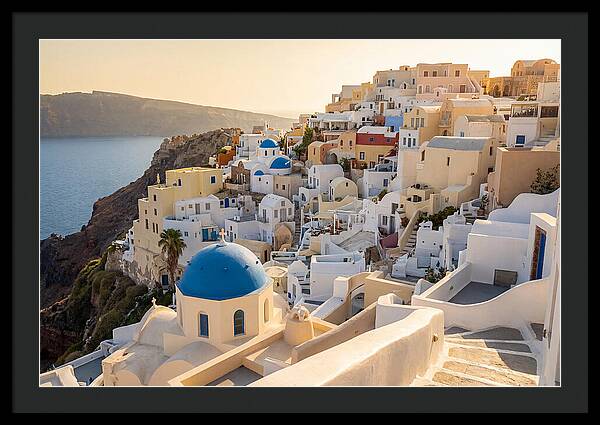 Whitewashed Hilltop Village