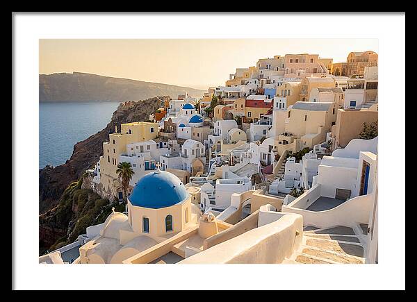 Whitewashed Hilltop Village