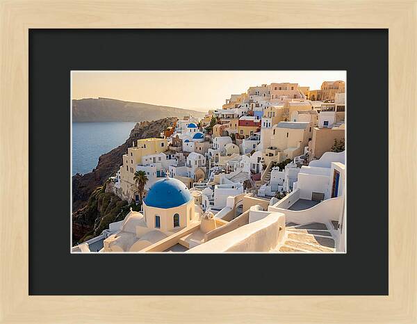 Whitewashed Hilltop Village