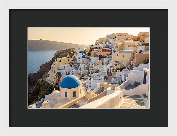 Whitewashed Hilltop Village