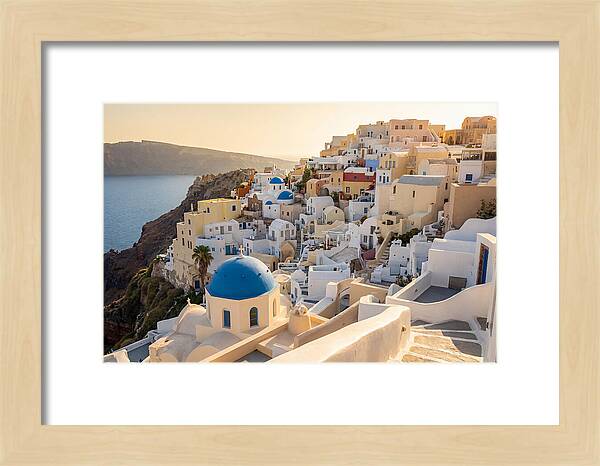 Whitewashed Hilltop Village