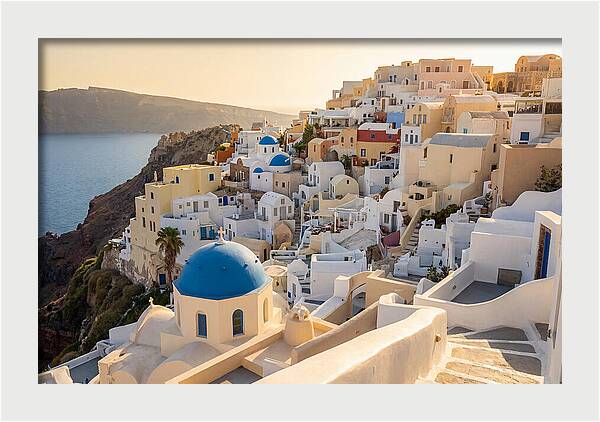 Whitewashed Hilltop Village