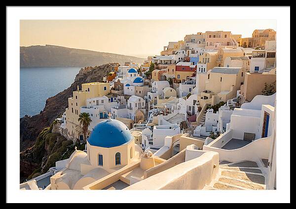 Whitewashed Hilltop Village