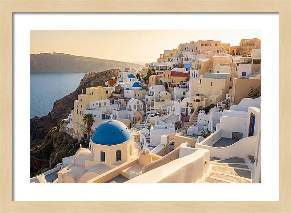 Whitewashed Hilltop Village
