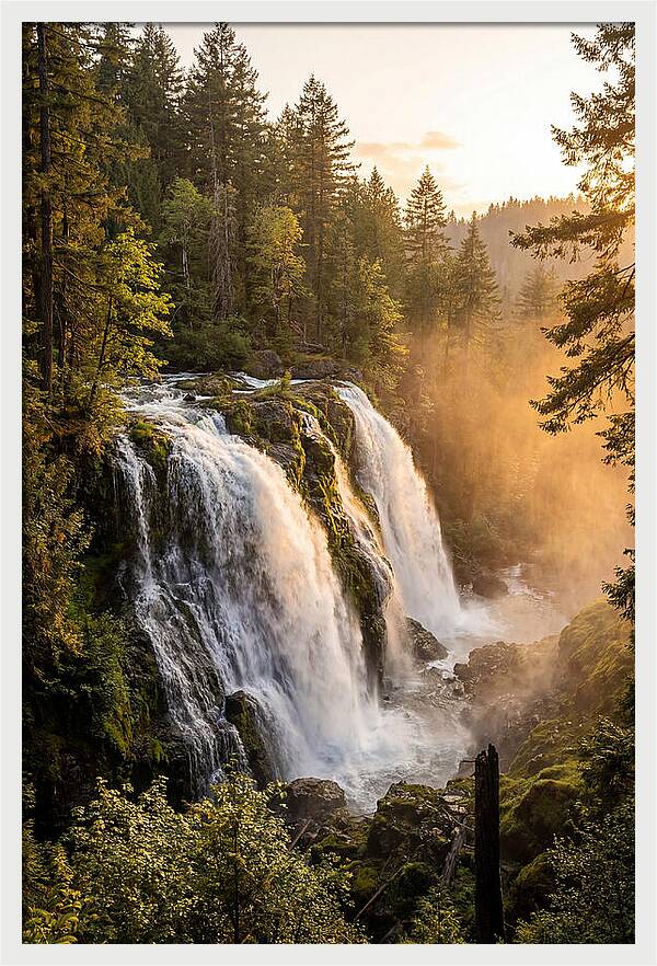 Whitewater Falls Cascade