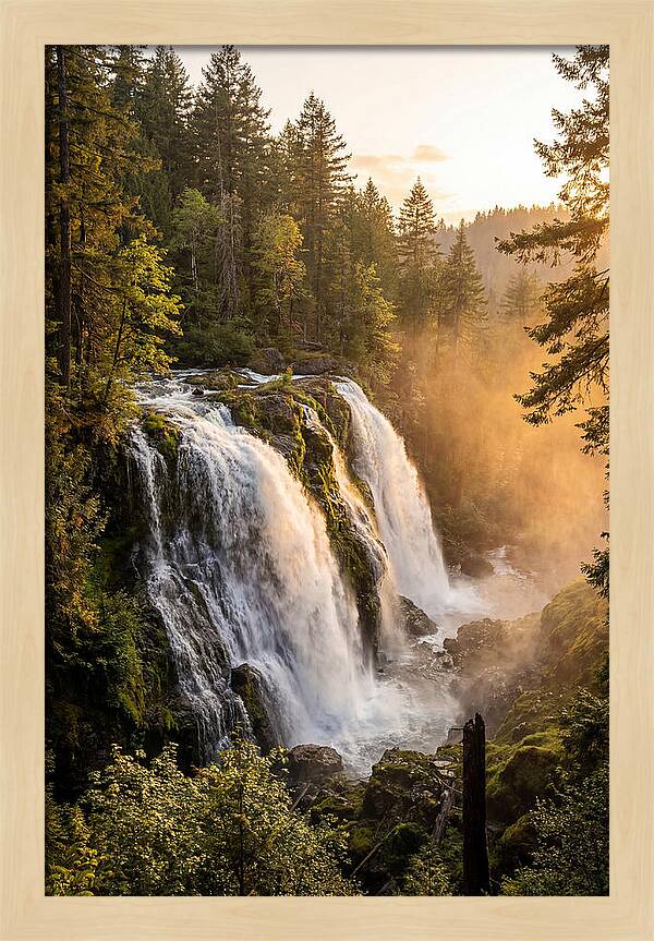Whitewater Falls Cascade