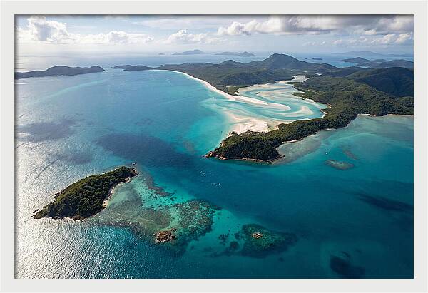 Whitsunday Islands Aerial View