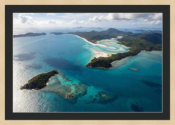 Whitsunday Islands Aerial View
