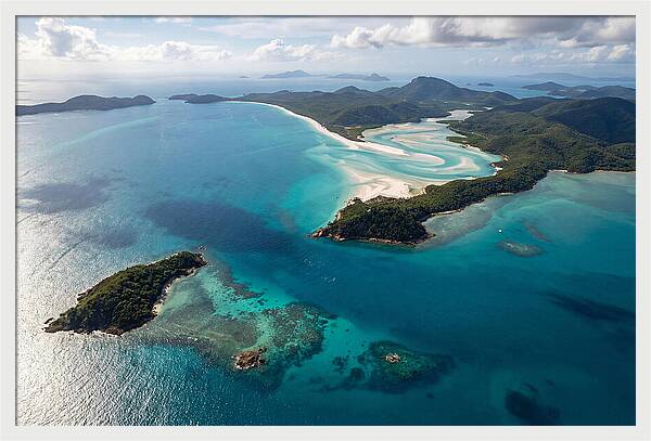 Whitsunday Islands Aerial View