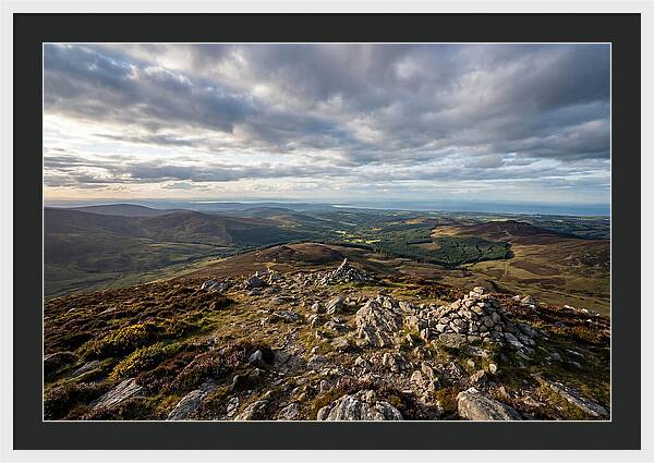 Wicklow Mountains From Lugnaquilla Summit