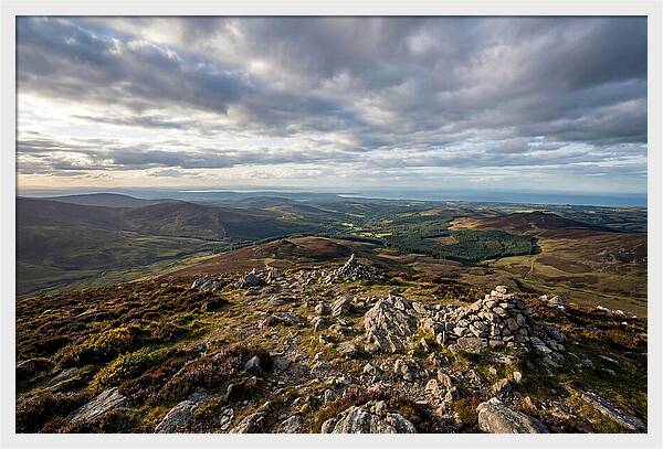 Wicklow Mountains From Lugnaquilla Summit