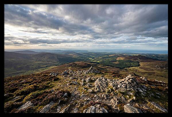 Wicklow Mountains From Lugnaquilla Summit