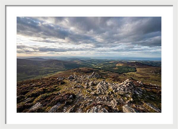 Wicklow Mountains From Lugnaquilla Summit