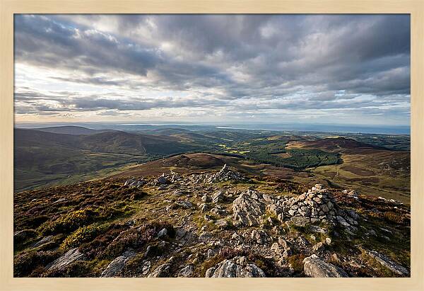 Wicklow Mountains From Lugnaquilla Summit