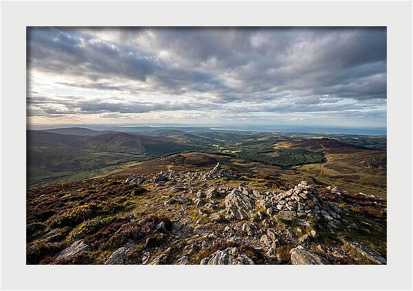 Wicklow Mountains From Lugnaquilla Summit