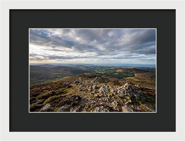 Wicklow Mountains From Lugnaquilla Summit