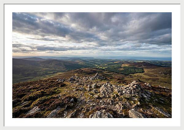 Wicklow Mountains From Lugnaquilla Summit