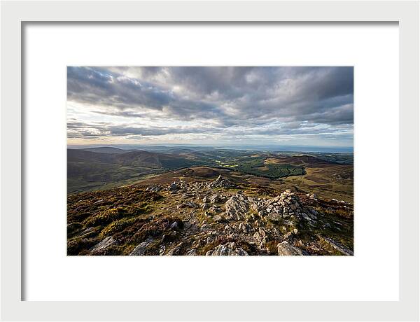 Wicklow Mountains From Lugnaquilla Summit