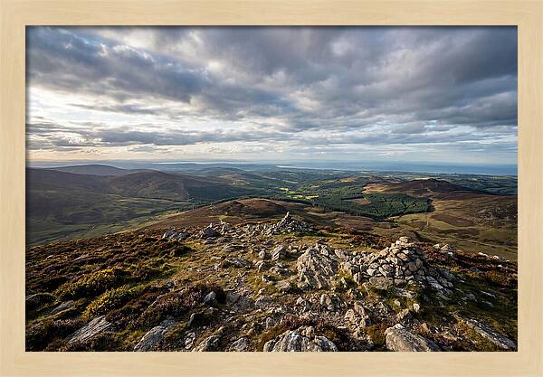Wicklow Mountains From Lugnaquilla Summit