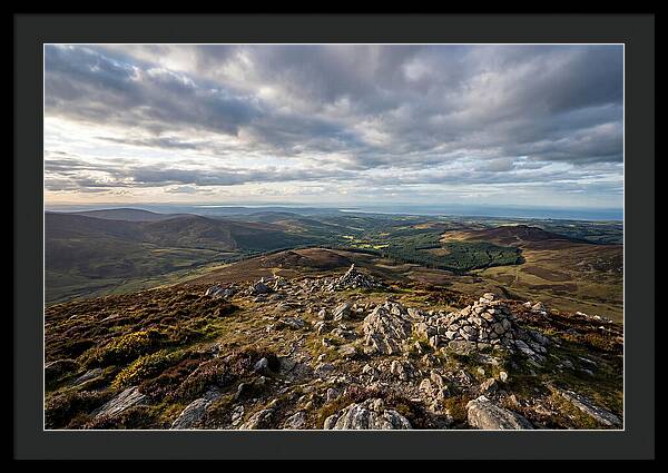 Wicklow Mountains From Lugnaquilla Summit
