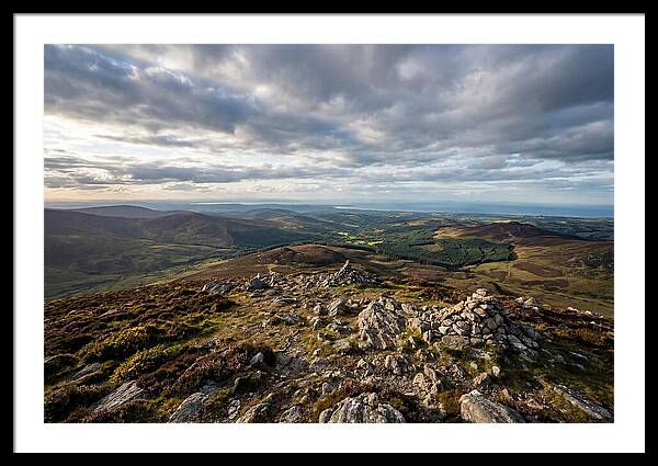 Wicklow Mountains From Lugnaquilla Summit