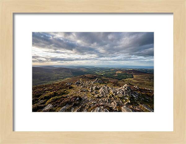 Wicklow Mountains From Lugnaquilla Summit