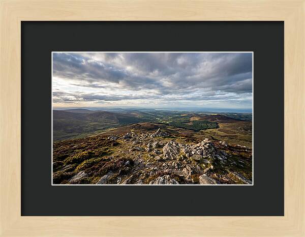 Wicklow Mountains From Lugnaquilla Summit