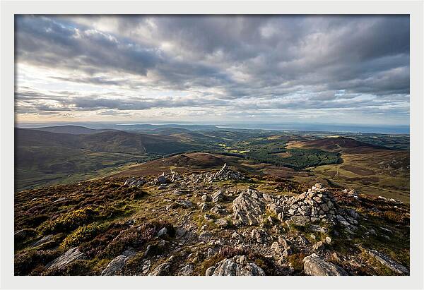 Wicklow Mountains From Lugnaquilla Summit